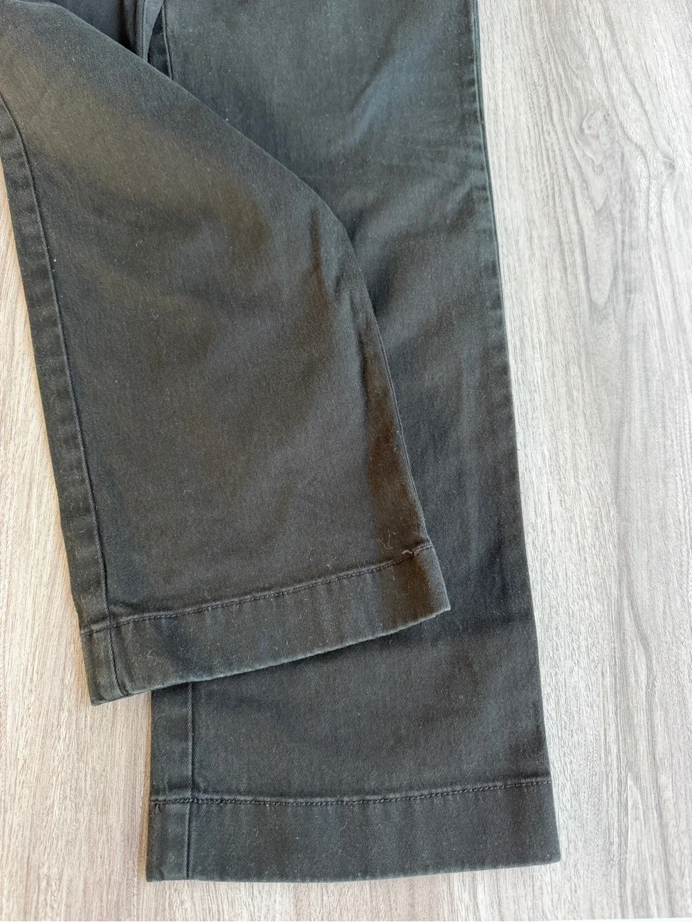 J.Crew Mens 770 Straight Fit Stretch Chino Pants Mens 33x32 Black Flat Front